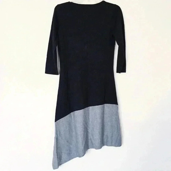 H By Halston Asymmetrical Wool Blend Dress - Picture 3 of 7